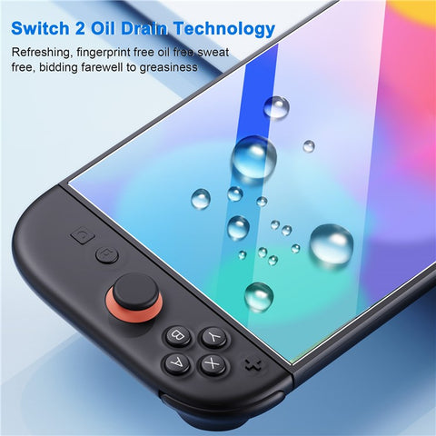 STARTRC GAMES 2 Pcs For Nintendo Switch 2 Screen Protector Tempered Glass Film with Applicator Tool