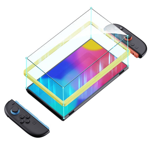 STARTRC GAMES 2Pcs For Nintendo Switch 2 Screen Protector Tempered Glass Film with Positioning Frame