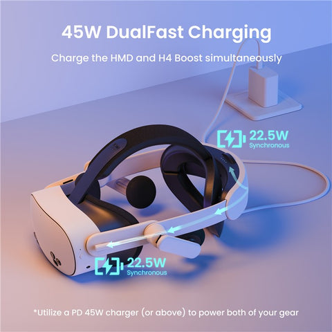 KIWI DESIGN K4 DUO For Meta Quest 3  /  3S Comfort Head Strap High-Quality Headphones VR Headband