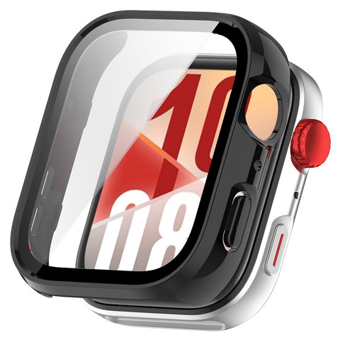 For Huawei Watch Fit 4 Watch Case PC Frame Cover with Tempered Glass Screen Film