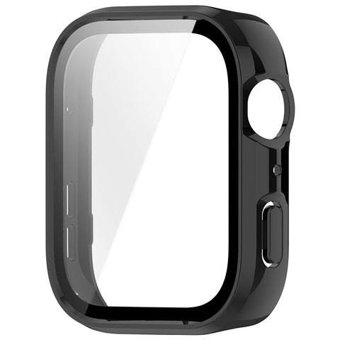 For Huawei Watch Fit 4 Watch Case PC Frame Cover with Tempered Glass Screen Film