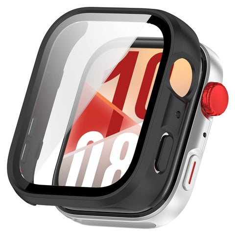 For Huawei Watch Fit 4 Watch Case PC Frame Cover with Tempered Glass Screen Film