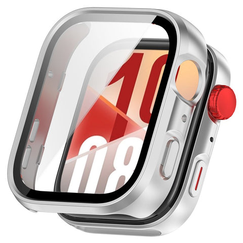 For Huawei Watch Fit 4 Watch Case PC Frame Cover with Tempered Glass Screen Film