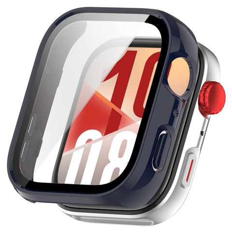 For Huawei Watch Fit 4 Watch Case PC Frame Cover with Tempered Glass Screen Film