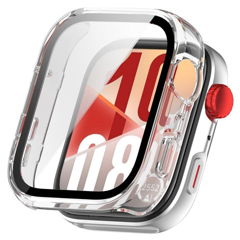 For Huawei Watch Fit 4 Watch Case PC Frame Cover with Tempered Glass Screen Film