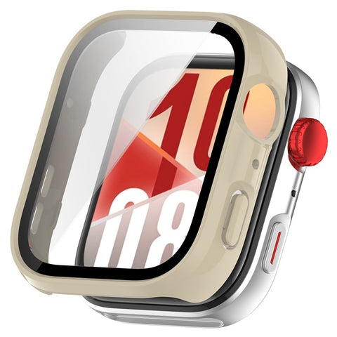 For Huawei Watch Fit 4 Watch Case PC Frame Cover with Tempered Glass Screen Film