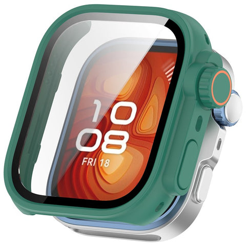 For Huawei Watch Fit 4 Watch Case Instant Transformation Ultra 2 Hard PC Cover with Tempered Glass