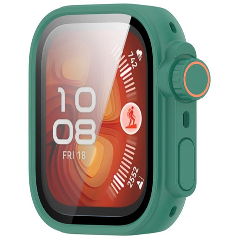 For Huawei Watch Fit 4 Watch Case Instant Transformation Ultra 2 Hard PC Cover with Tempered Glass