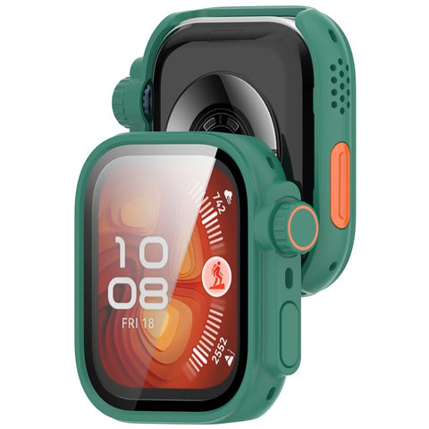 For Huawei Watch Fit 4 Watch Case Instant Transformation Ultra 2 Hard PC Cover with Tempered Glass