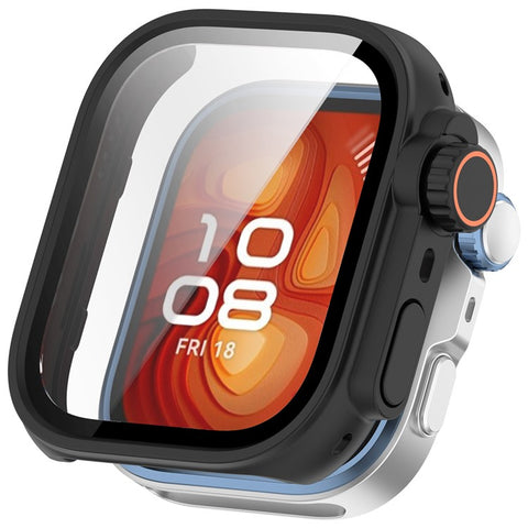For Huawei Watch Fit 4 Watch Case Instant Transformation Ultra 2 Hard PC Cover with Tempered Glass