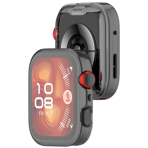 For Huawei Watch Fit 4 Pro TPU Watch Case Full Coverage Transparent Protective Cover
