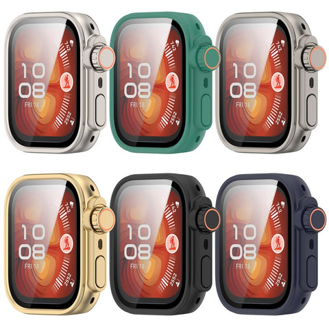 For Huawei Watch Fit 4 Pro Watch Case Instant Transformation Ultra 2 Hard PC Cover with Tempered Glass