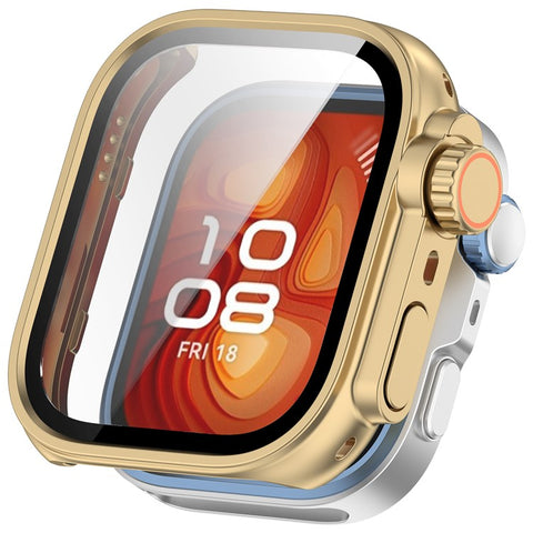 For Huawei Watch Fit 4 Pro Watch Case Instant Transformation Ultra 2 Hard PC Cover with Tempered Glass