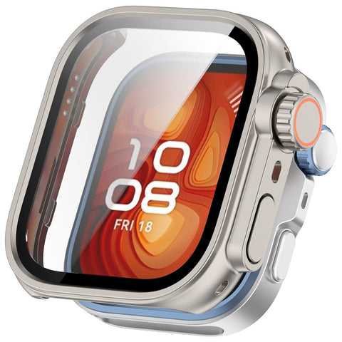 For Huawei Watch Fit 4 Pro Watch Case Instant Transformation Ultra 2 Hard PC Cover with Tempered Glass