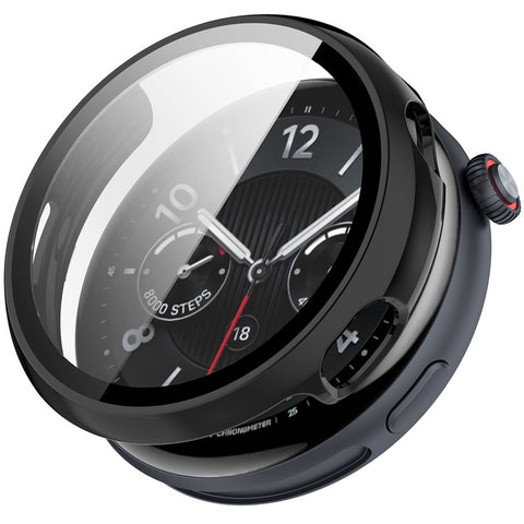 For vivo Watch 5 Watch Case PC Frame with Tempered Glass Screen Film