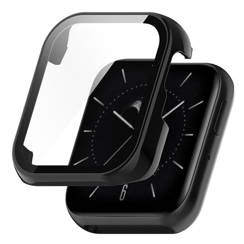 For Oppo Watch SE Watch Case PC Frame with Tempered Glass Screen Film