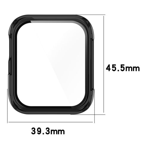 For Oppo Watch SE Watch Case PC Frame with Tempered Glass Screen Film