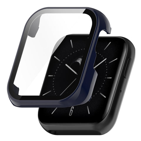 For Oppo Watch SE Watch Case PC Frame with Tempered Glass Screen Film