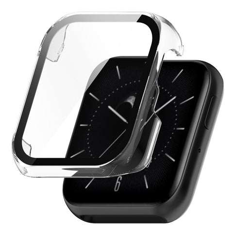 For Oppo Watch SE Watch Case PC Frame with Tempered Glass Screen Film