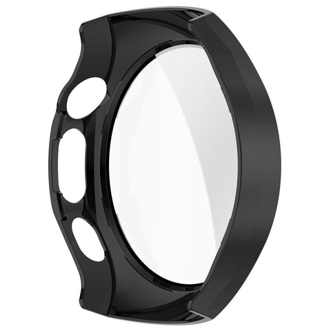 For Huawei Watch 5 42mm Watch Case PC Frame Cover with Tempered Glass Screen Film