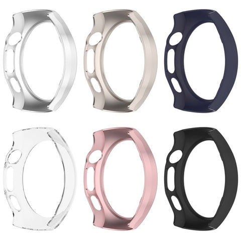 For Huawei Watch 5 46mm Case Half-Wrapped Hollow Hard PC Watch Cover