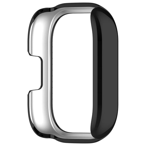 For Xiaomi Redmi Watch 5 Active Watch Case Rhinestone Decor Hollow Electroplating PC Watch Cover