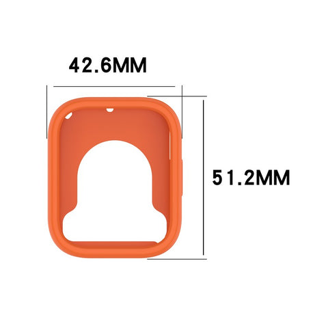 For Xiaomi Redmi Watch 5 Active Watch Case Soft Silicone Hollow Watch Frame Cover