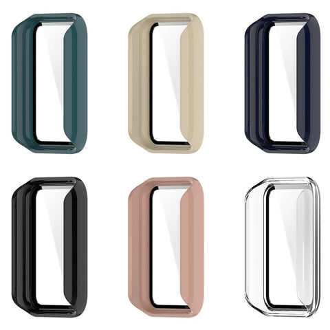 For Honor Band 10 Watch Case PC Frame Cover with Tempered Glass Screen Film