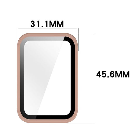 For Honor Band 10 Watch Case PC Frame Cover with Tempered Glass Screen Film