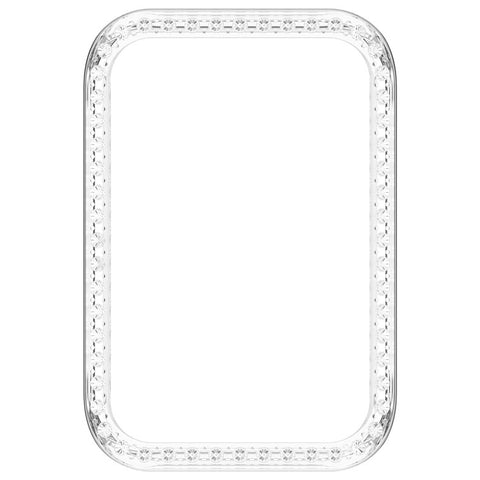 For Honor Band 10 Clear Watch Case Rhinestone Decorative Hollow Design PC Watch Cover