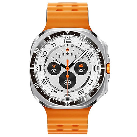 For Samsung Galaxy Watch Ultra 47mm Bezel Ring Anti Scratch Aluminum Alloy Adhesive Cover