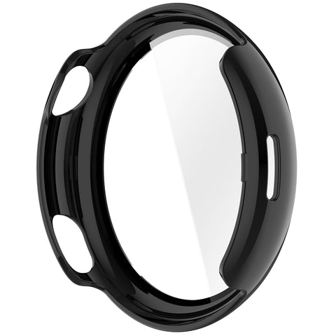 WANLONFENG For vivo Watch 5 Watch Case  PC Frame Cover with Tempered Glass Screen Protector