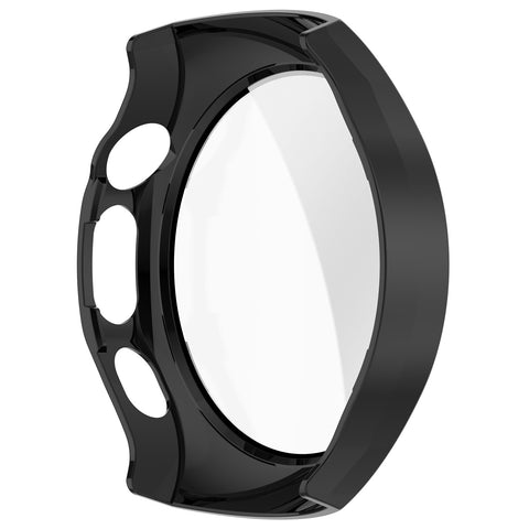 WANLONFENG For Huawei Watch 5 42mm Watch Case  PC Frame Cover with Tempered Glass Screen Protector