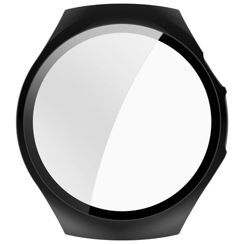 WANLONFENG For Huawei Watch 5 42mm Watch Case  PC Frame Cover with Tempered Glass Screen Protector