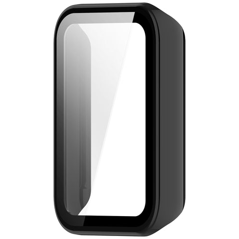 WANLONFENG For Honor Band 10 Watch Case  PC Frame Cover with Tempered Glass Screen Protector