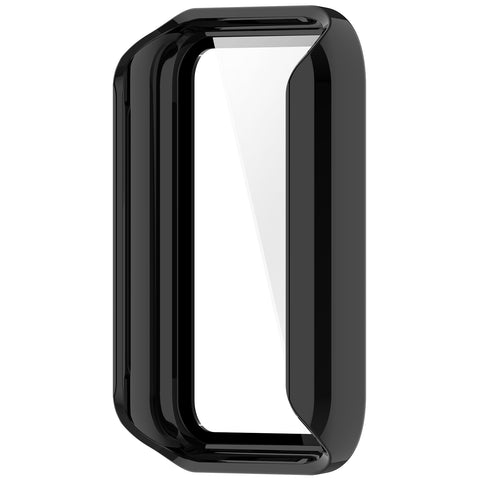 WANLONFENG For Honor Band 10 Watch Case  PC Frame Cover with Tempered Glass Screen Protector