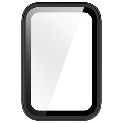 WANLONFENG For Honor Band 10 Watch Case  PC Frame Cover with Tempered Glass Screen Protector