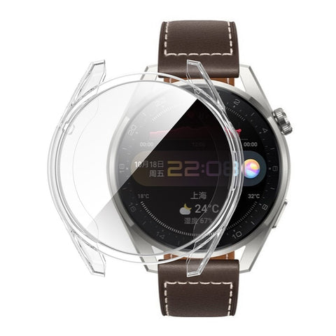 ENKAY HAT PRINCE Anti Scratch Transparent TPU Smart Watch Case Cover for Huawei Watch 3 Pro 48mm