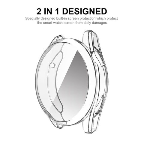 ENKAY HAT PRINCE Anti Scratch Transparent TPU Smart Watch Case Cover for Huawei Watch 3 Pro 48mm