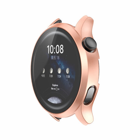 Smartwatch Matte PC Frame Cover with Tempered Glass Screen Protector for Huawei Watch 3