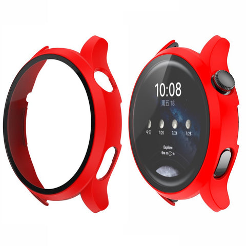 Smartwatch Matte PC Frame Cover with Tempered Glass Screen Protector for Huawei Watch 3