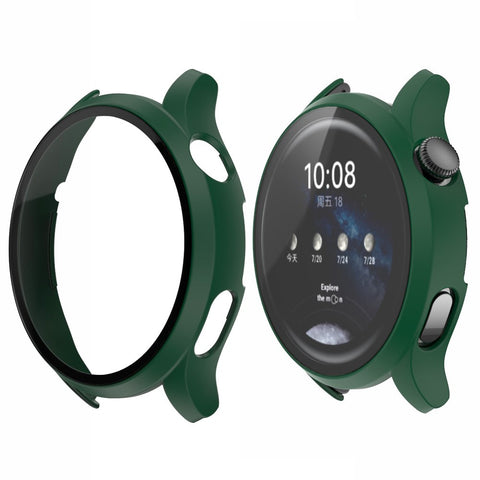 Smartwatch Matte PC Frame Cover with Tempered Glass Screen Protector for Huawei Watch 3