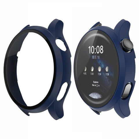 Smartwatch Matte PC Frame Cover with Tempered Glass Screen Protector for Huawei Watch 3