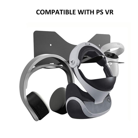 JYS JYS-MQ005 Wall Mounted Hook Stand VR Headset Controller Holder Storage Rack for Oculus Quest 2 / PS VR
