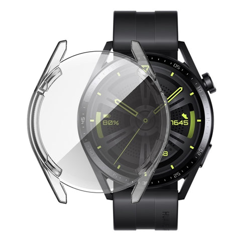 Clear Full Coverage Scratch-resistant TPU Watch Case Protective Cover for Huawei Watch GT 3 42mm