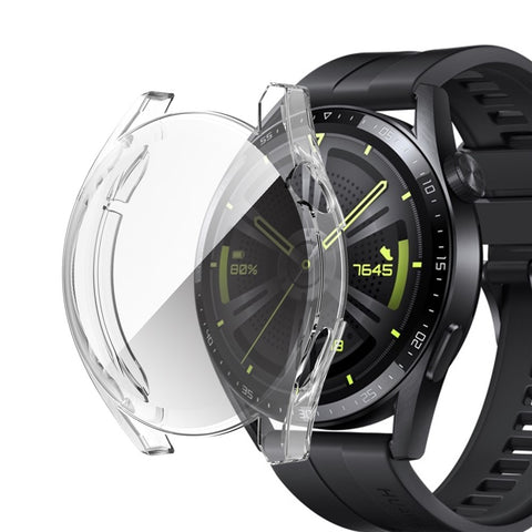 Clear Full Coverage Scratch-resistant TPU Watch Case Protective Cover for Huawei Watch GT 3 42mm