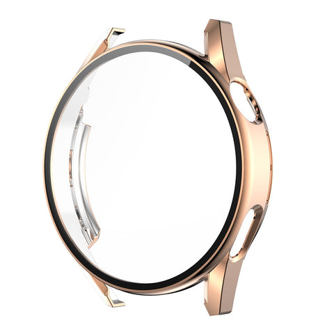 ENKAY HAT PRINCE for Huawei Watch GT 3 46mm Anti-scratch 9H Tempered Glass Screen Protector Electroplating Hard PC Watch Case