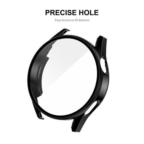 ENKAY HAT PRINCE for Huawei Watch GT 3 46mm 9H Tempered Glass Screen Protector Matte Rubberized Hard PC Watch Case