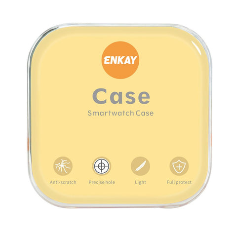 ENKAY HAT PRINCE for Huawei Watch GT 3 46mm 9H Tempered Glass Screen Protector Matte Rubberized Hard PC Watch Case