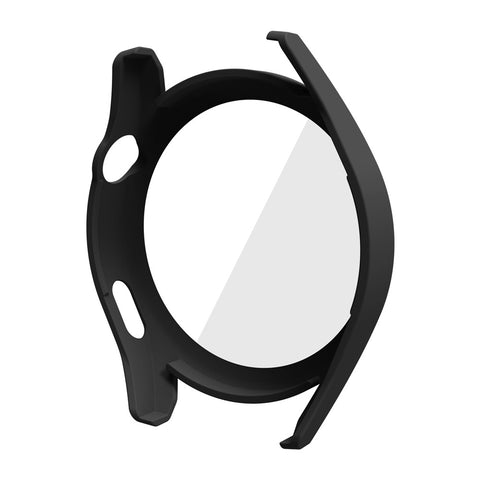 For Huawei Watch GT 3 46mm Shockproof Hard PC Frame Protective Shell with Anti-Scratch HD Tempered Glass Screen Protector